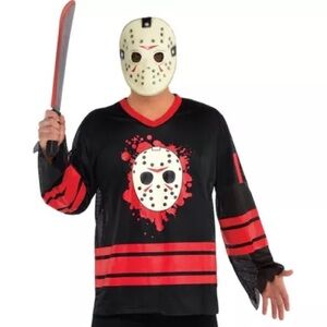 Friday the 13th Jason Voorhees Halloween Costume Accessory Kit NWT